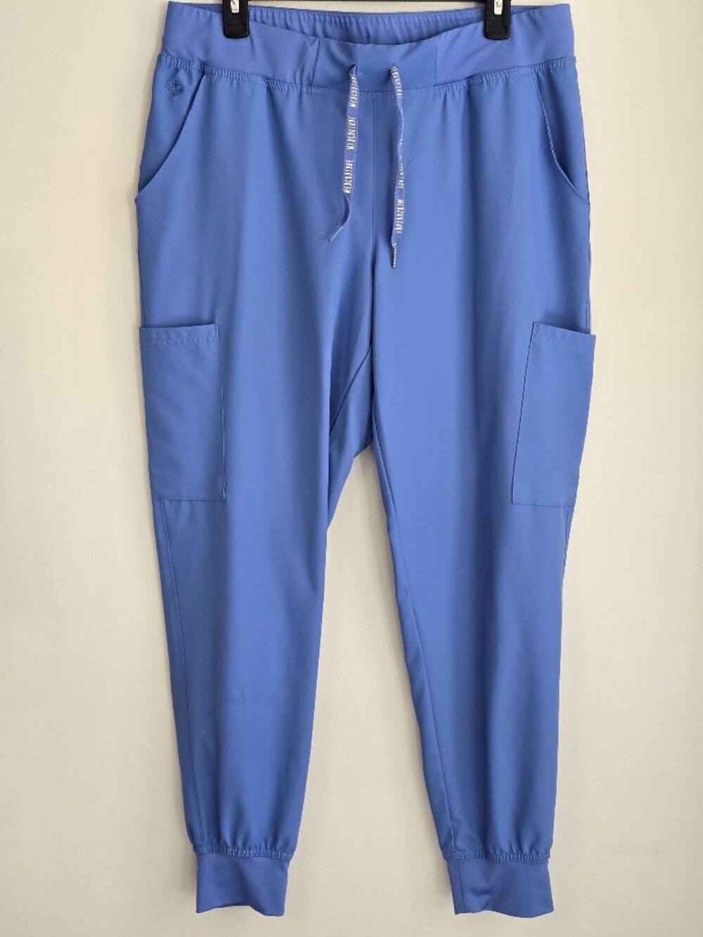 Med Couture Insight Jogger Scrub Pants Women's L Blue Polyester